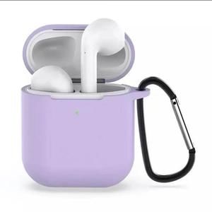Airpods Purple lilac silicone Case cover